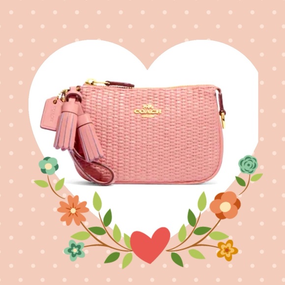 Coach Handbags - NWT Coach Nolita 15 In Straw Wristlet.